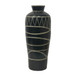 Terracotta Modern Vase 22" - Black