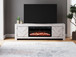 Cayboni - LG TV Stand With Fireplace Option