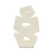 15" Terracotta Abstract Sculpture - Ivory