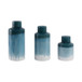 9" / 13" / 14" Astoria Ceramic Canisters (Set of 3) - Blue