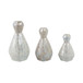 9" / 11" / 13" Tacoma Ceramic Bottles (Set of 3) - Gray