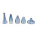 Newport Ceramic Vases (Set of 5) - Blue