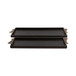 22" / 26" Andros Trays With Aluminium Hardware (Set of 2) - Dark Brown