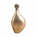 Dakar Medium Glass Bottle With Aluminum Lid - Gold