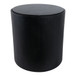 Marble Inlay Round Accent Table - Black / Gray
