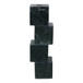 10" Stacked Cube Marble Taper Holder - Green