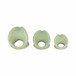 4" / 5" / 6" Zelen Quartz Resin Spheres (Set of 3) - Green