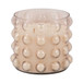 Glass Bubble Candle - Pink