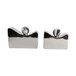 10" / 8" Ripon Silver Bottles (Set of 2) - Silver