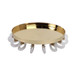 Sunderland Bowl With Acrylic Ring Base - Gold