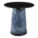 19" Posados Tall Art Table With Marble Top - Blue