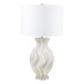 Vilnuis Quartz Resin Table Lamp - White