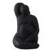 Raised Arm Posing Figure - Black