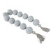Newbridge Eco-Mix Garland With Leather Tassels - Light Blue