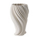 Waveform 3D Printed Vase - Ivory