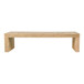 Evander - Dining Bench - Natural