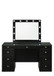 Avery - Vanity Desk With Glass Top And LED Mirroк