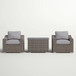 Stylish Sofa Seating Group With Cushions Perfect For Outdoor Gatherings