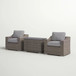 Stylish Sofa Seating Group With Cushions Perfect For Outdoor Gatherings