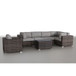 Stylish Entertainment Sectional Set, Outdoor Living