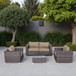 Stylish Entertainment Sectional Set, Outdoor Living