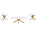 Visalia - Faux Marble Coffee Table Set