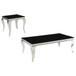 Carone - Glass Top Coffee Table Set