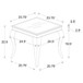 Carone - Glass Top Coffee Table Set