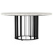 Haven - Round Genuine White Marble Top Table