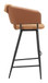 Juno - Barstool (Set of 2) - Brown