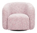 Refine - Swivel Chair - Pink Tweed