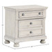 Nightstand Two Storage Drawers