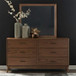 Century Modern - Dresser & Mirror - Walnut