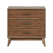 Century Modern - Nightstand With Charging Station - Light Brown