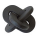 Wood 10" Decorative Knot - Black