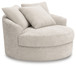 Cuddle Plush - Oversized Swivel Accent Chair - Arctic