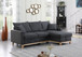 Colton - Reversible Sleeper Sectional Sofa With Storage Chaise - Dark Gray