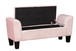 Mila - Velvet Ottoman Bench With Storage