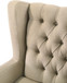 Irwin - Linen Button Tufted Wingback Chair