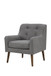 Ryder - Mid Century Modern Woven Fabric Tufted Armchair