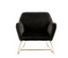 Keira - Accent Chair With Metal Base