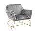 Keira - Accent Chair With Metal Base