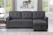 Lucca - Reversible Sleeper Sectional Sofa With Storage Chaise