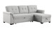 Sierra - Linen Reversible Sleeper Sectional Sofa With Storage Chaise
