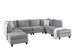Simona - Velvet Modular Sectional Sofa