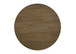 Havanna - Wide Vintage Contemporary Round Dining Table With Off White Colored Base - Walnut