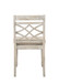 Havanna - Wide Contemporary Fabric Chair With Cushion (Set of 2) - Off White