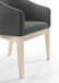 Neroli - Fabric Accent Chairs And Side Table Living Room (Set of 3) - Gray