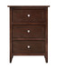 Daniel - 3 Drawer Nightstand