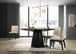 Jasper - Wide Contemporary Round Dining Table Set